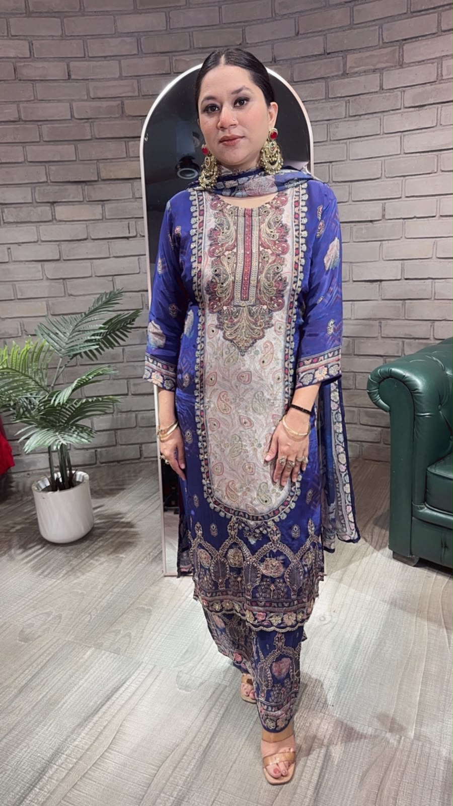 Lilli jammun Digital print Designer Suit