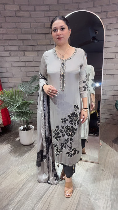 Maria Grey Designer Suit