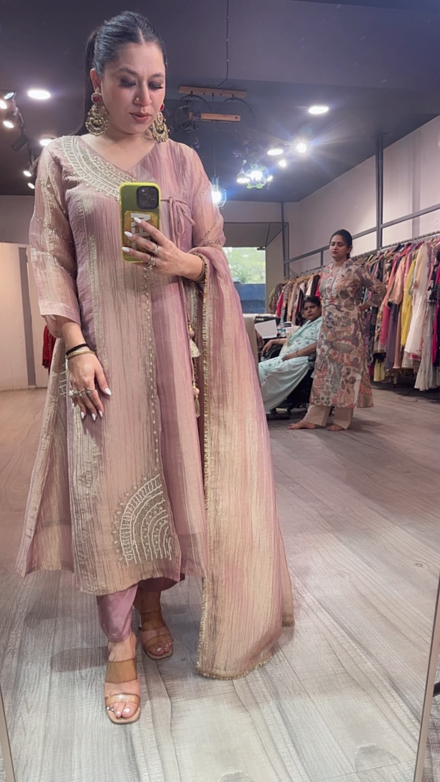 Vanya Anrakha Shimmer Style Designer Suit
