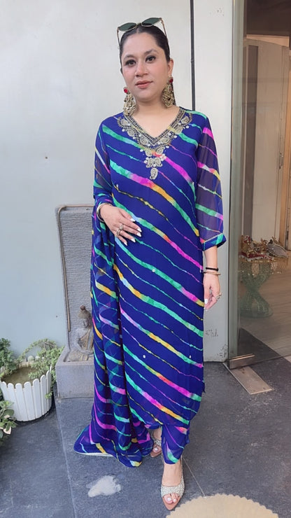Nagma leheria Electric Blue Designer suit