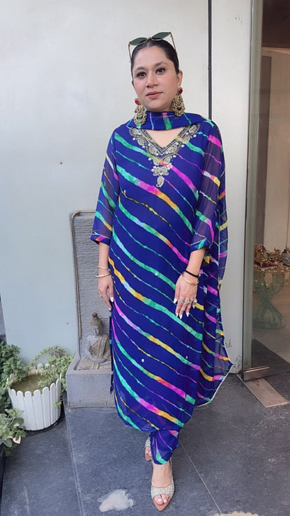 Nagma leheria Electric Blue Designer suit