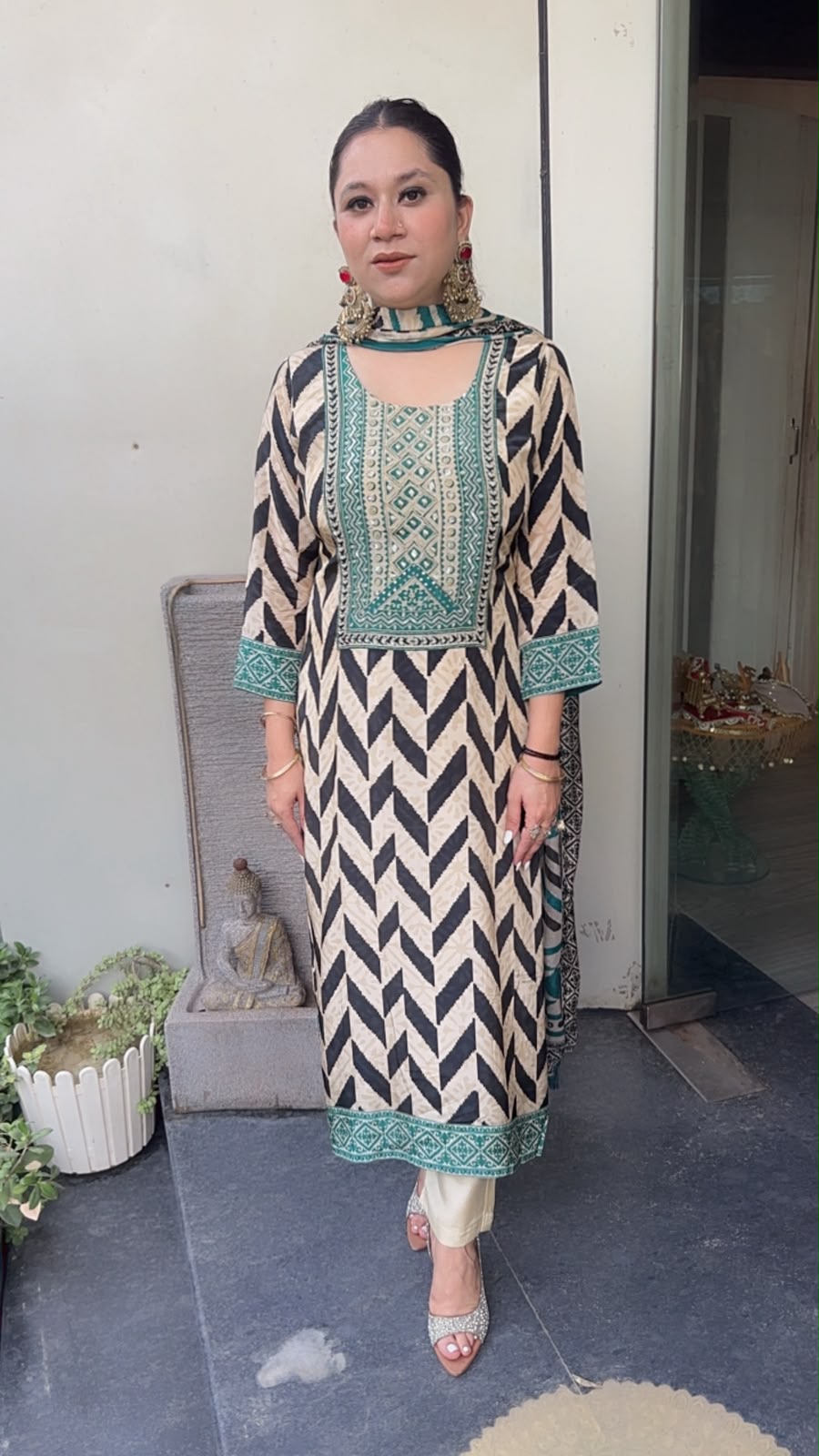 Nalini Digital print Designer suit
