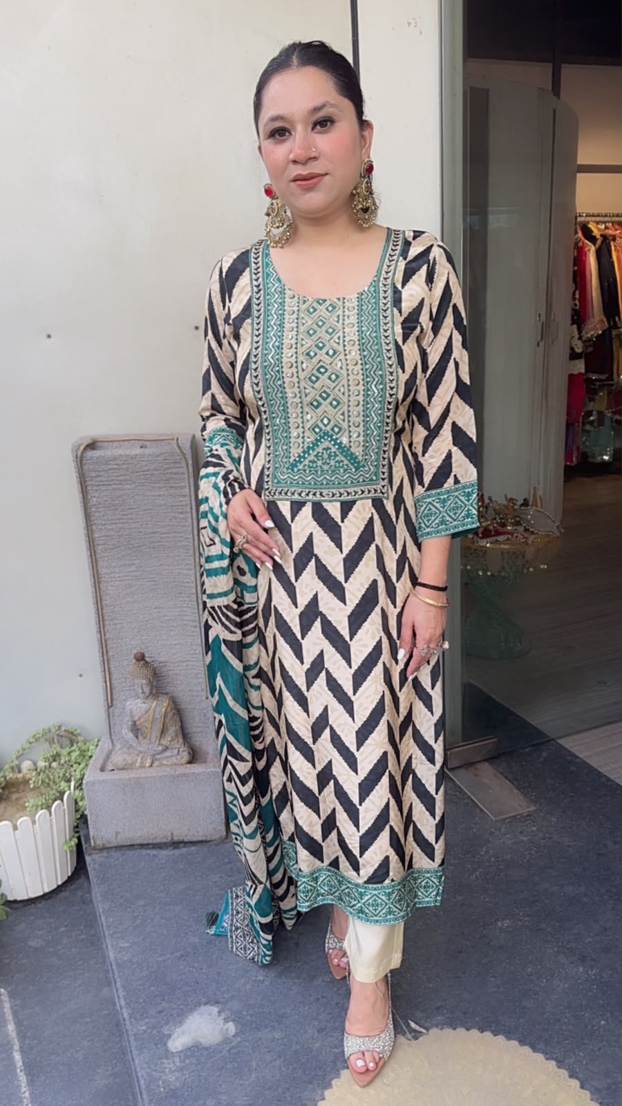 Nalini Digital print Designer suit