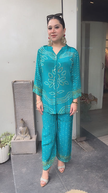 Nayara Blue Leheria Cordset