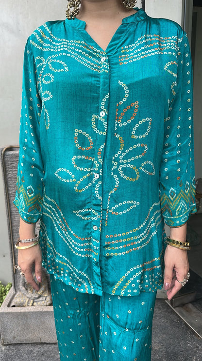 Nayara Blue Leheria Cordset