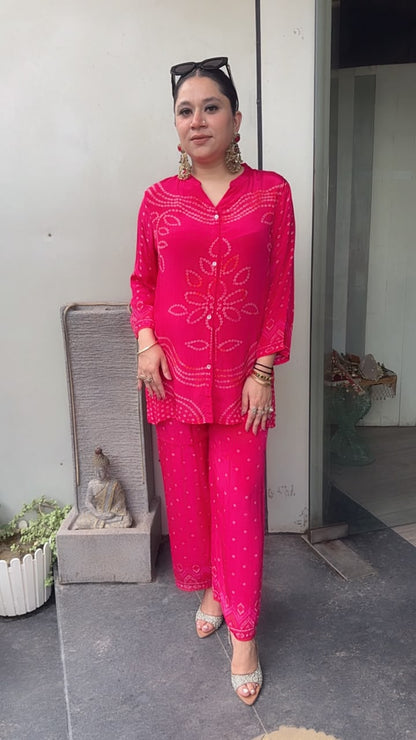 Nayara pink  Leheria Cordset