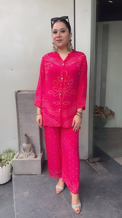 Nayara pink  Leheria Cordset