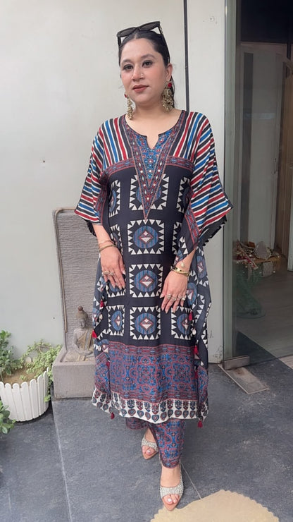 Zubera Digital Print Designer Kaftan