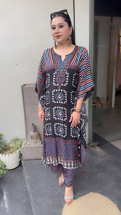 Zubera Digital Print Designer Kaftan