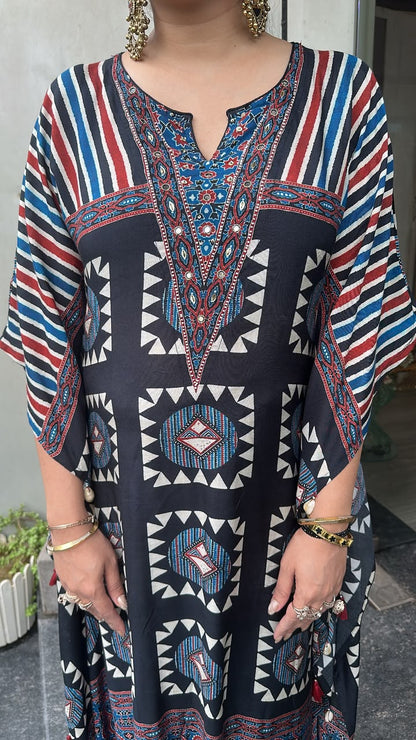 Zubera Digital Print Designer Kaftan