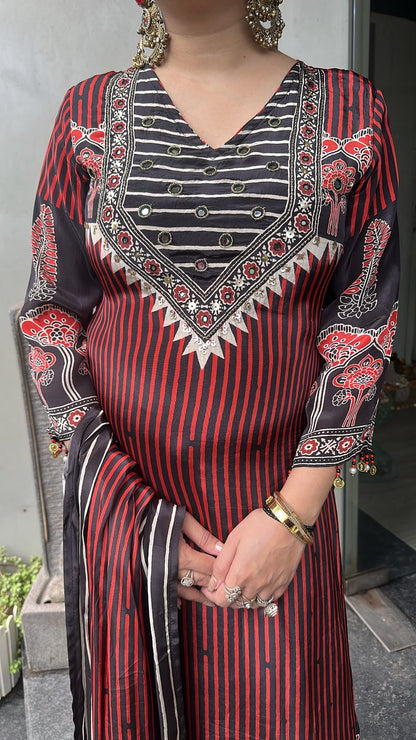 Cafe Digital printed Designer Suit