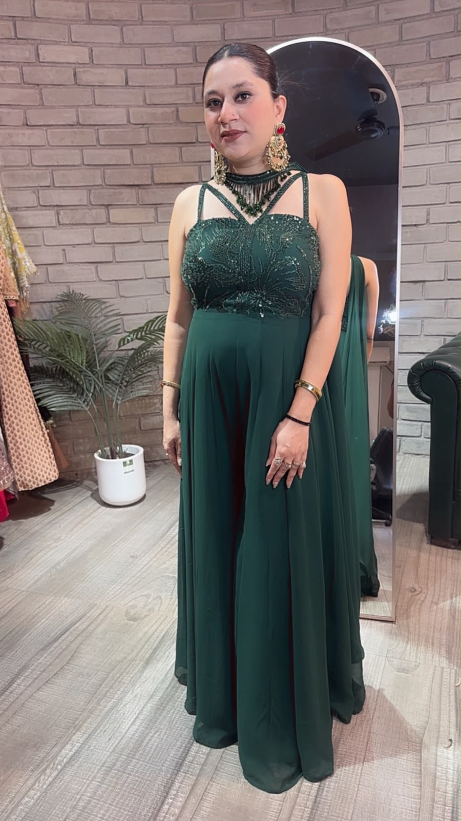 Buzelle Bottel Green Katdana Jumpsuit