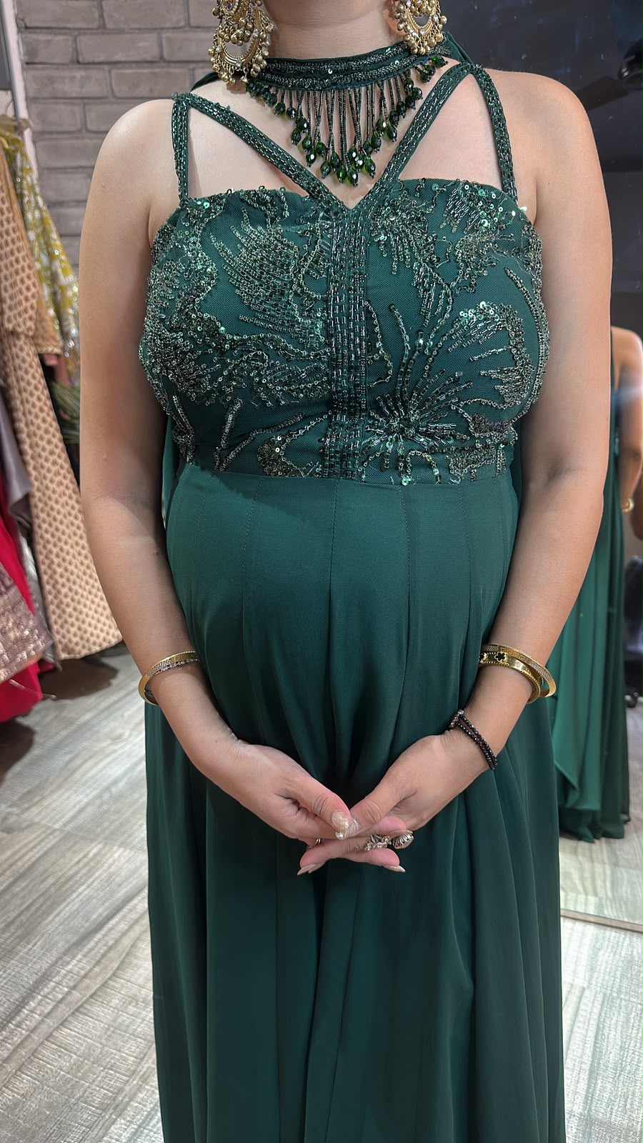 Buzelle Bottel Green Katdana Jumpsuit