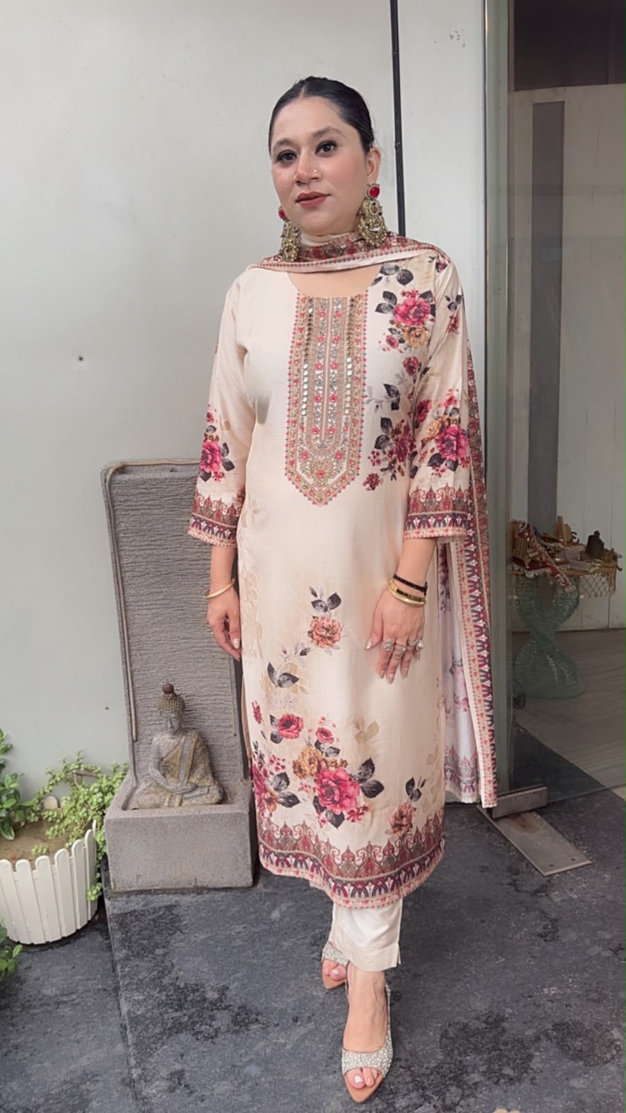 Jeesha Digital printed Designer Suit