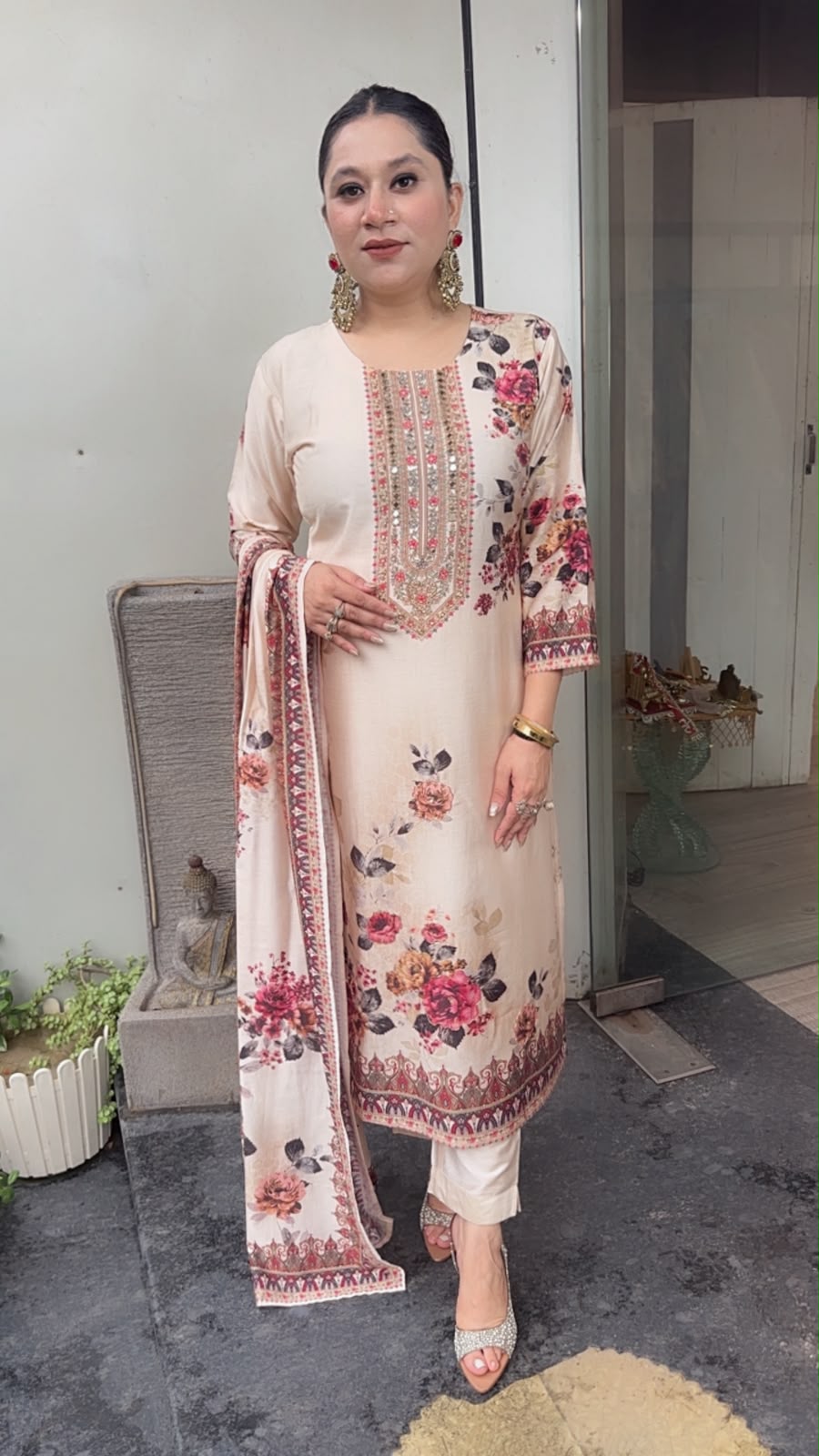 Jeesha Digital printed Designer Suit