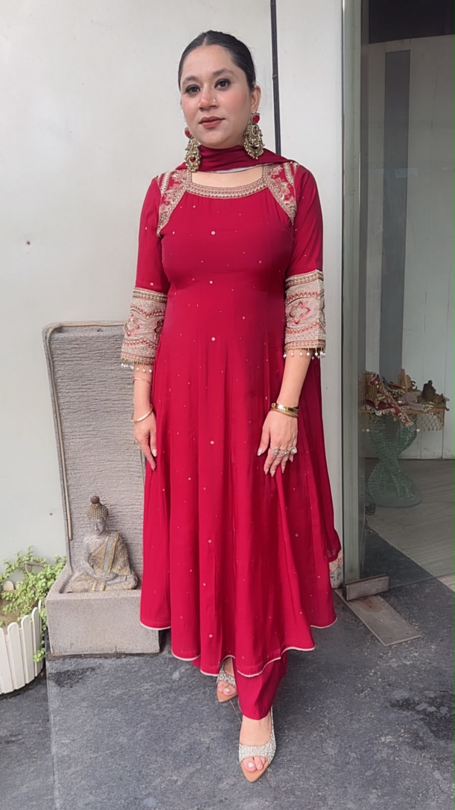 Mehbooba Embroidered Designer Anarkali Suit