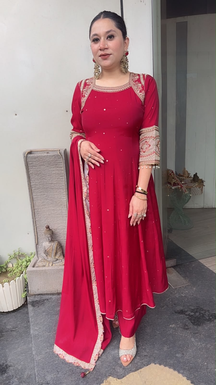 Mehbooba Embroidered Designer Anarkali Suit