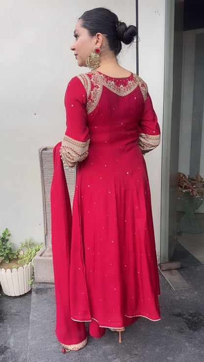 Mehbooba Embroidered Designer Anarkali Suit