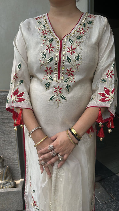 Bahaara Ivory Designer suit