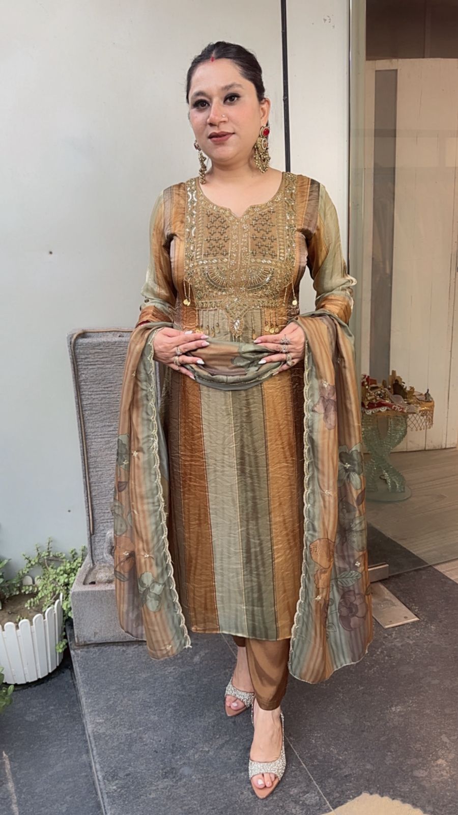 Kaveri Hand Embroidery Designer Suit