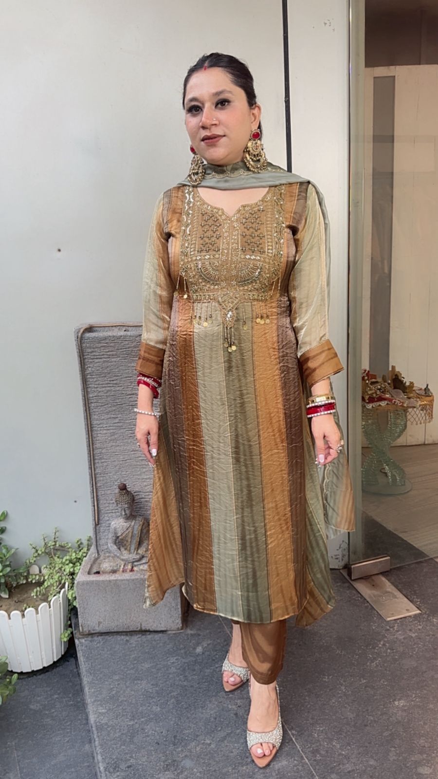 Kaveri Hand Embroidery Designer Suit