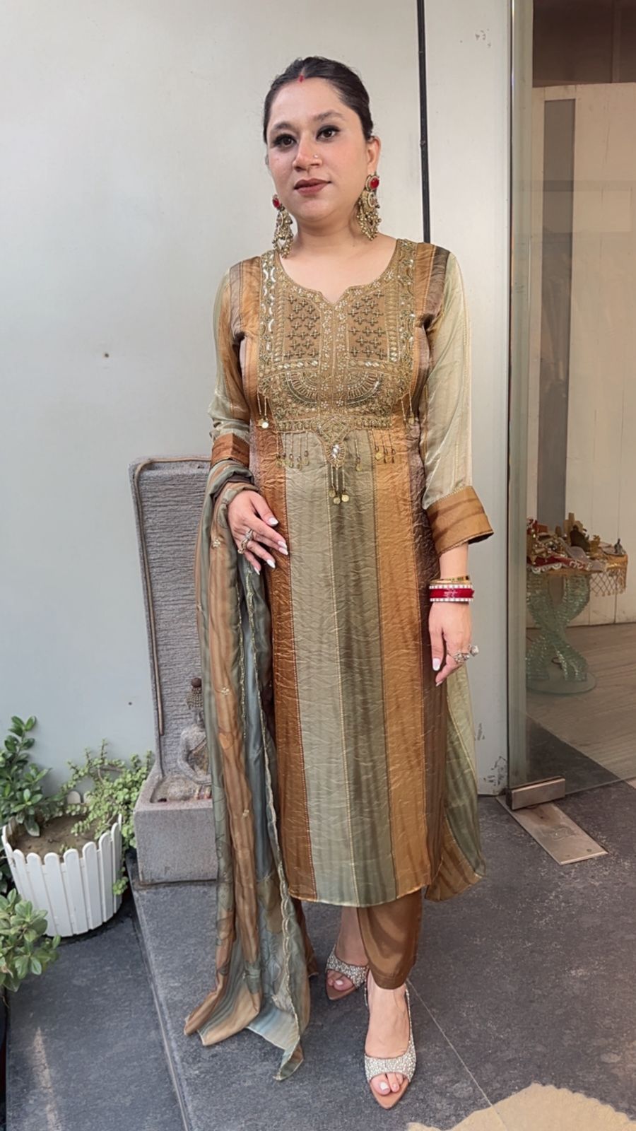 Kaveri Hand Embroidery Designer Suit