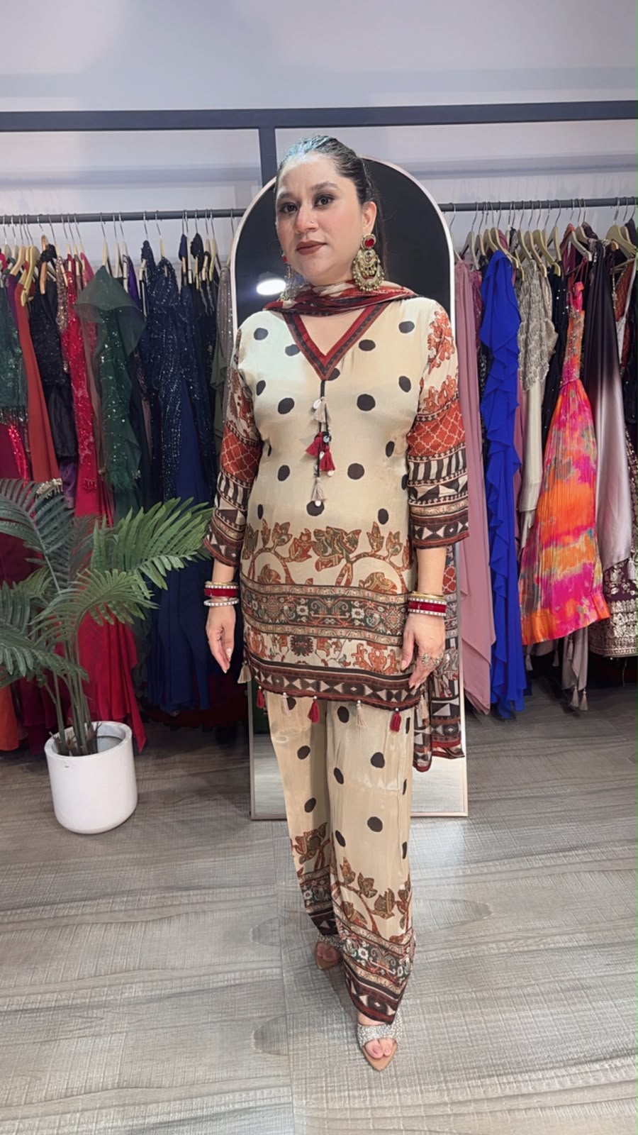Jogi Digital Print Farshi Salwar Designer Suit
