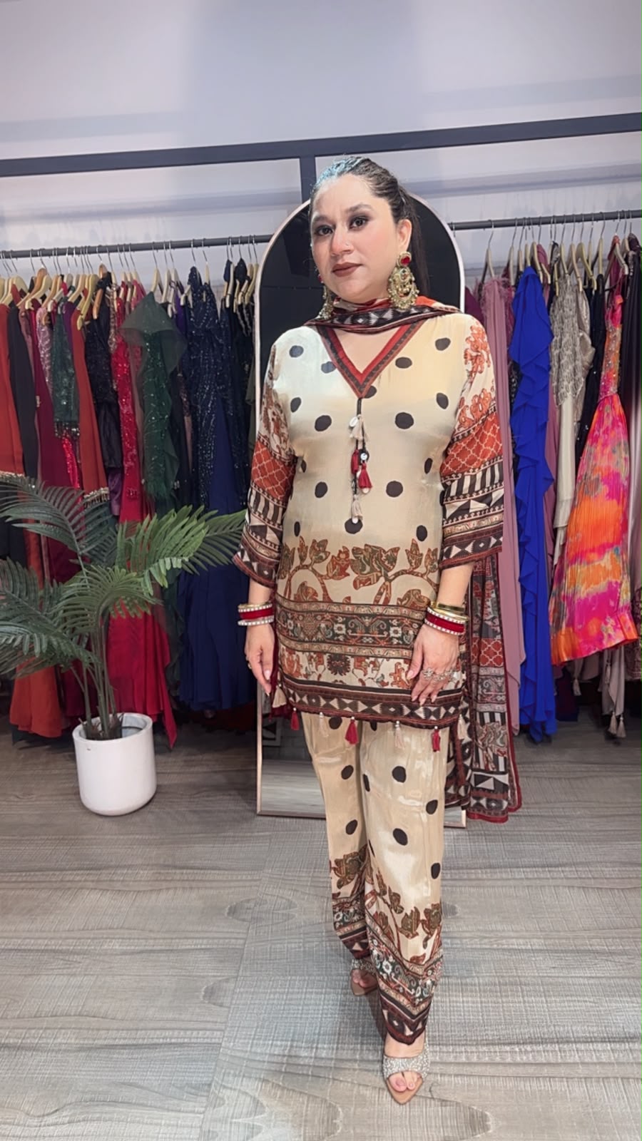 Jogi Digital Print Farshi Salwar Designer Suit