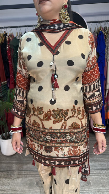 Jogi Digital Print Farshi Salwar Designer Suit