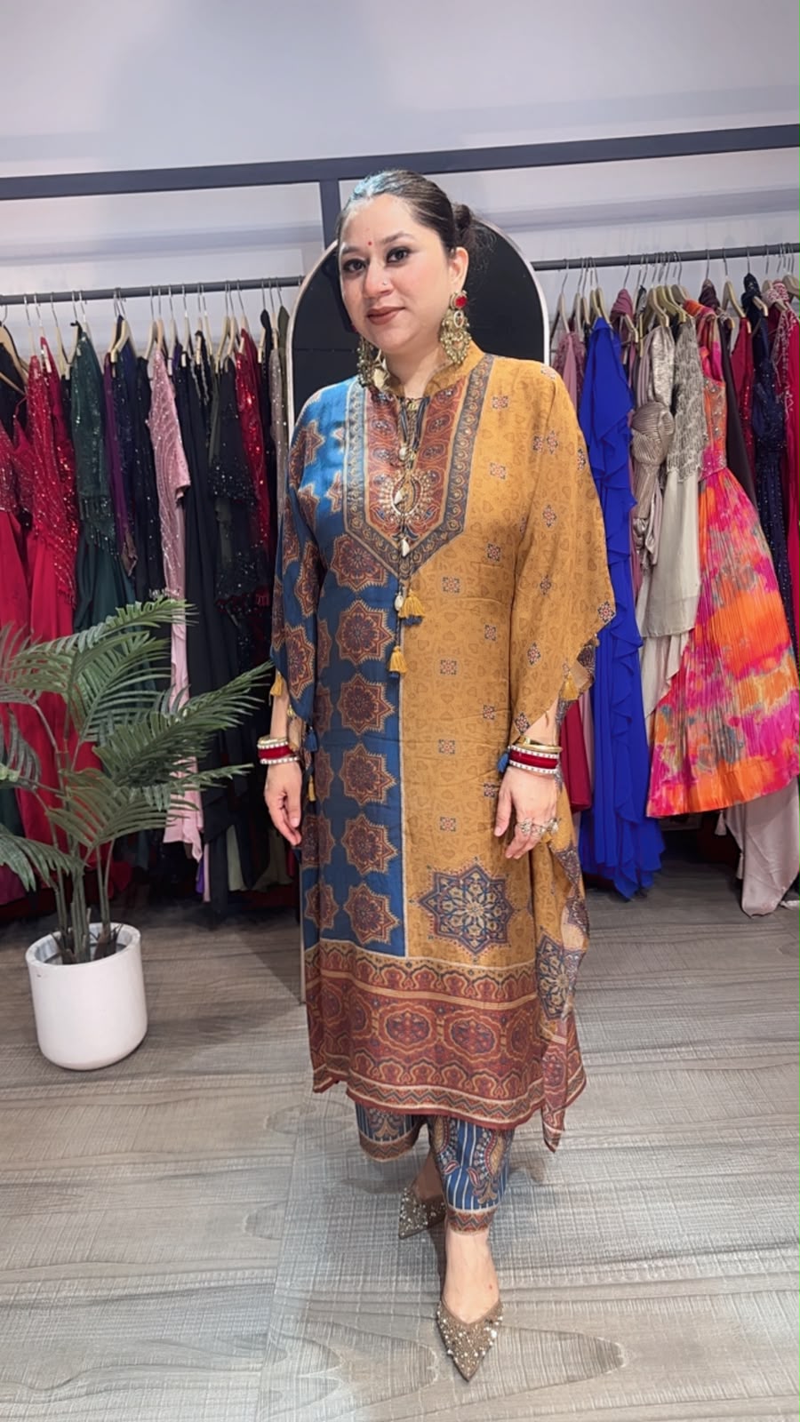 Kokka Designer DigitalCotton Kaftan