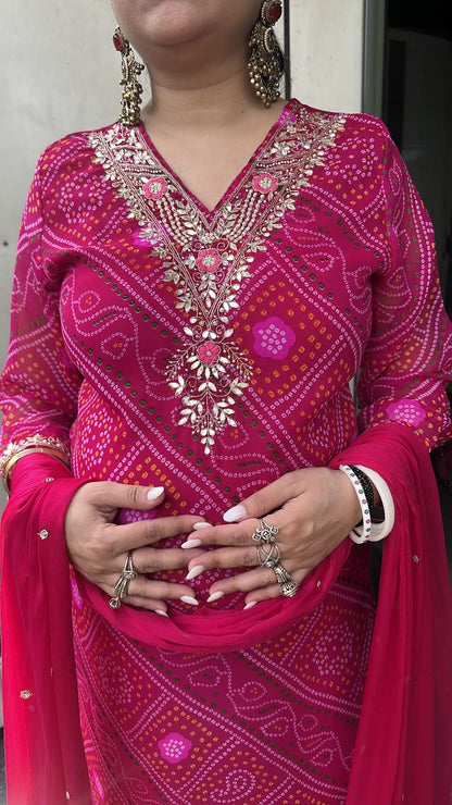 Bandani print  Digital Print Designer Suit