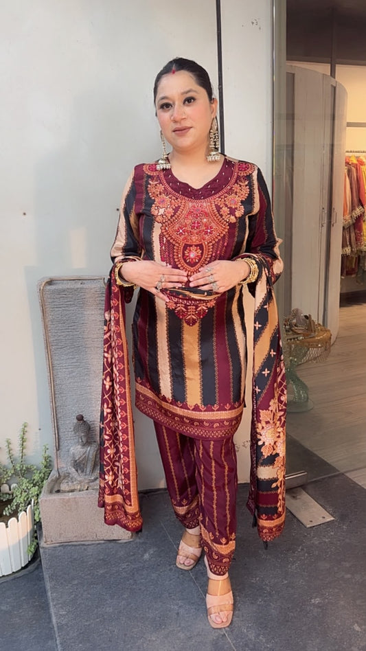 Padma Digital Print Designer Suit