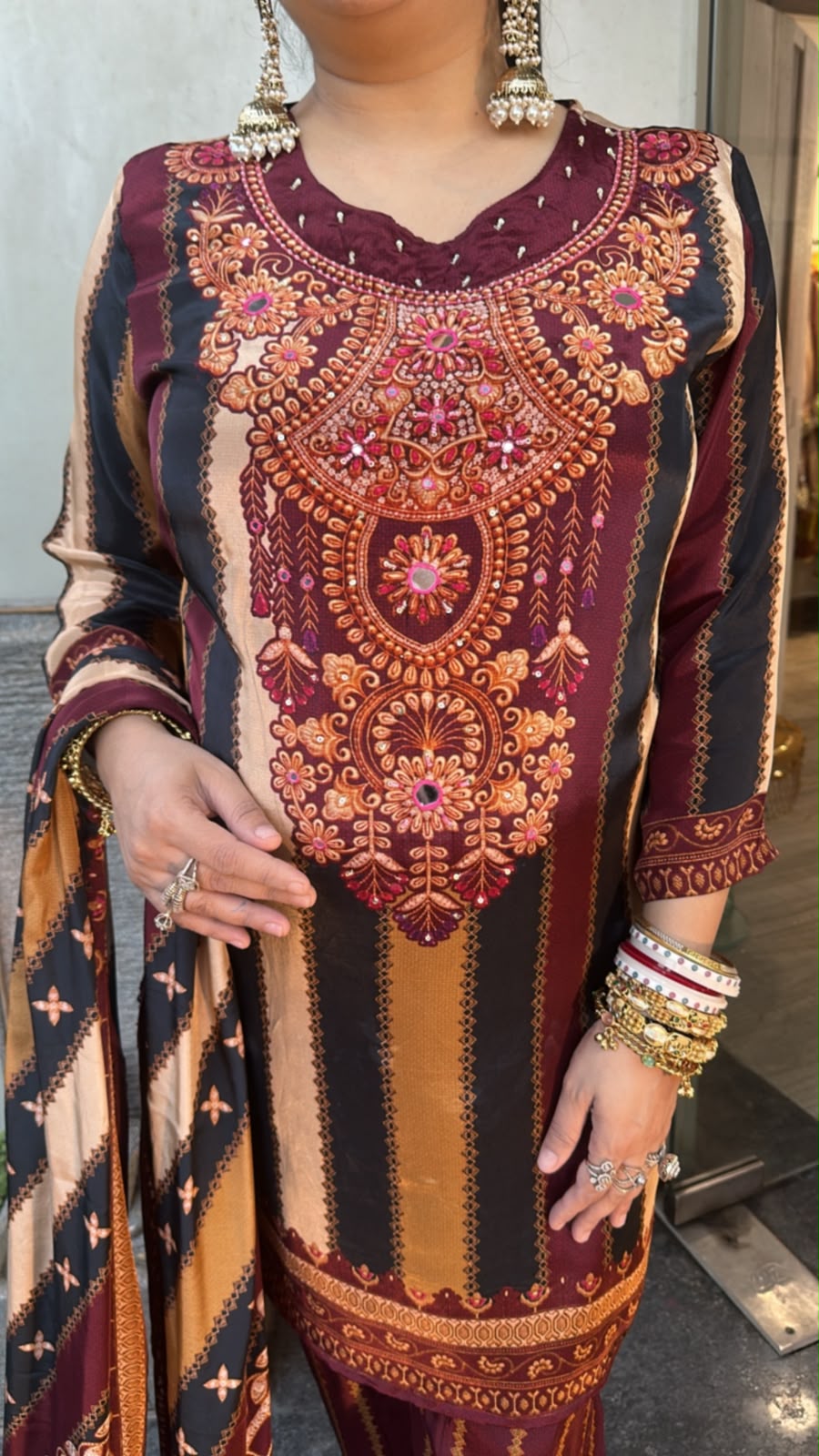 Padma Digital Print Designer Suit