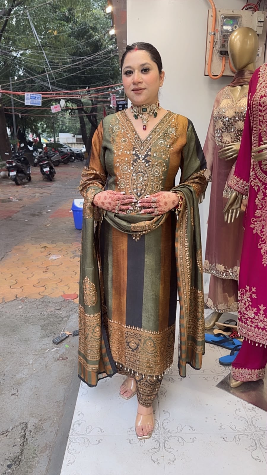 Nihari 2.0 Karwa Digital Handwork  Designer Suit