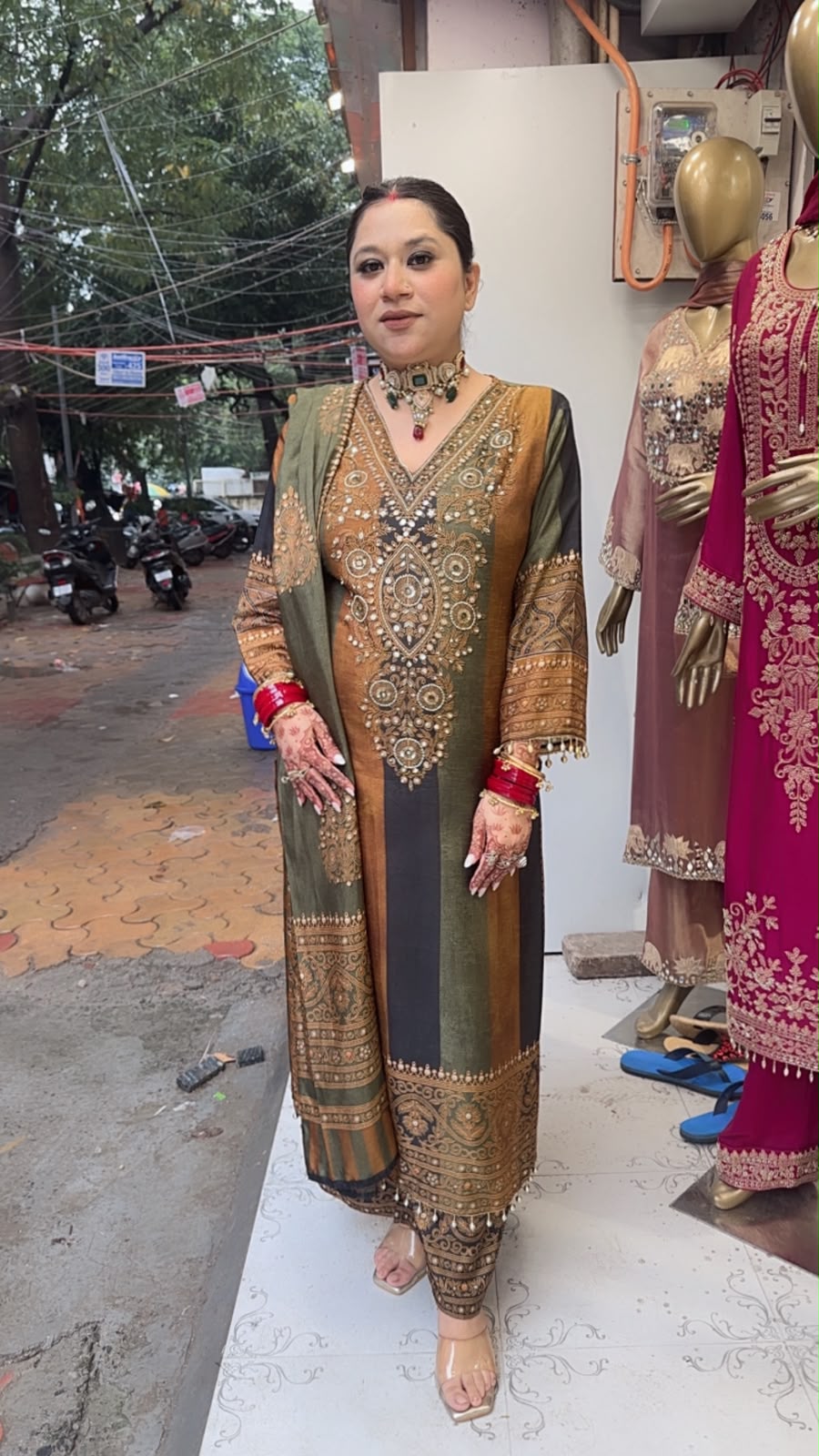 Nihari 2.0 Karwa Digital Handwork  Designer Suit